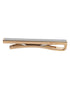 Dolce & Gabbana Gold Tone Brass Logo Branded Tie Clip Bar